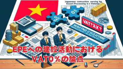 輸出加工企業（EPE)の建設活動における0％の付加価値税（VAT）の適用についての論点