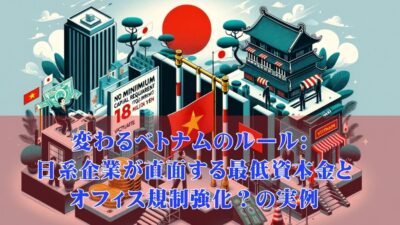 変わるベトナム(ハノイ）のルール、2024最新: 日系企業が直面する最低資本金とオフィス規制の実例【ITとコンサル業に大きな影響か?】