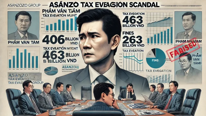 Asanzoの脱税と罰金：税務局の調査結果と脱税スキームの解説