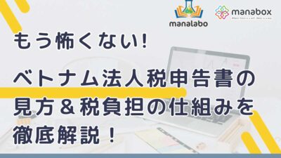 🔓M-Lab_もう怖くない！ベトナム法人税申告書の見方＆税負担の仕組みを徹底解説！【セミナー資料、スライドとエクセル、動画】