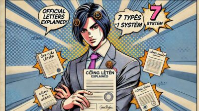 【完全ガイド】ベトナムのオフィシャルレター(Công văn)とは?7種類の文書タイプと実例を徹底解説!