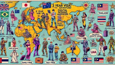【2025年版】アジアの長期ノマドビザ完全比較！条件・期間・税制・おすすめ国を徹底解説
