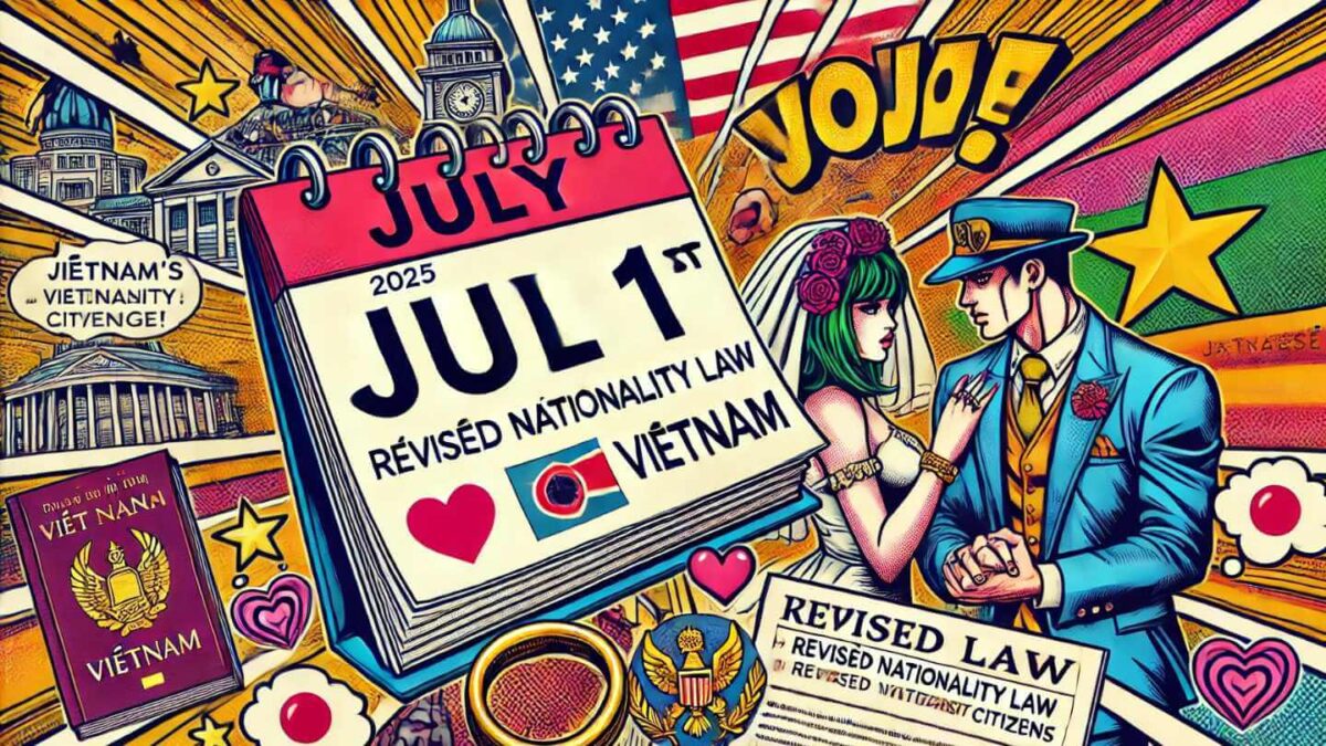 2025年7月1日施行のベトナム国籍法改正で何が変わる？日本人配偶者向けチェックリスト
