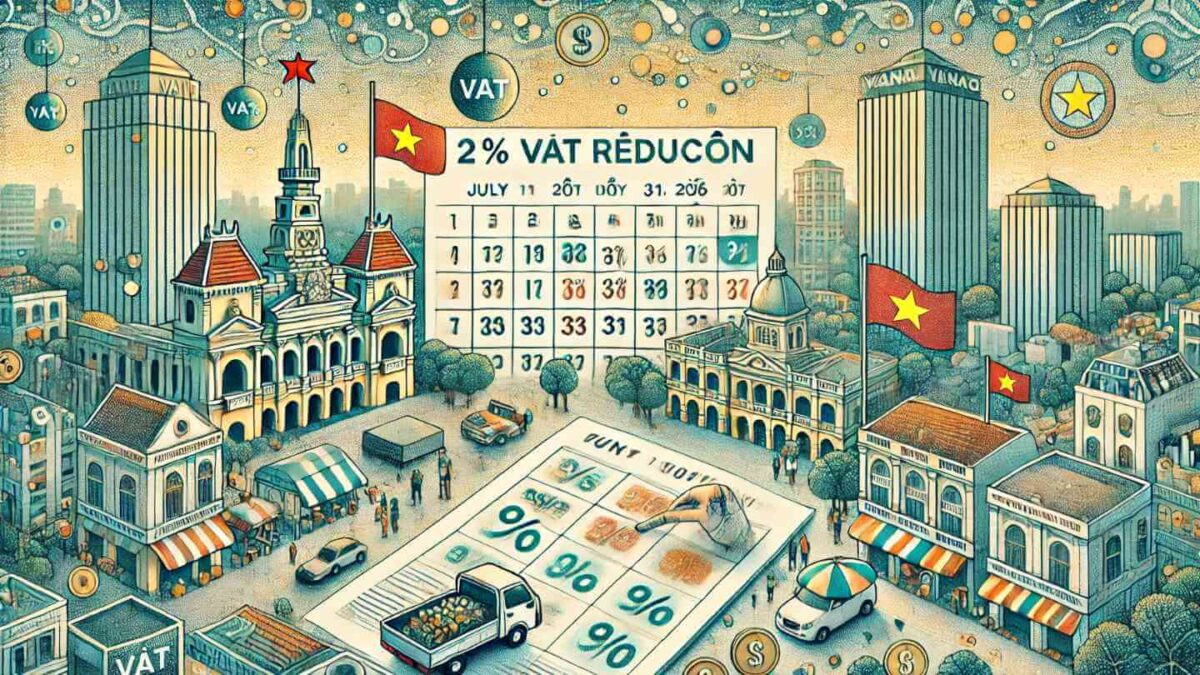 2025年7月1日～2026年12月31日までVAT（付加価値税）を正式に2％引き下げを徹底解説！【6月17日のベトナム国会で】