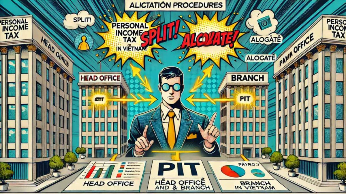 【ベトナム税務】本社と支店がある場合の個人所得税（PIT）按分手続きって？法律と実務で徹底解説！