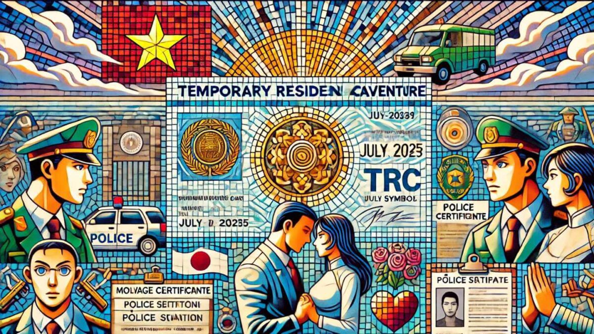 日本人夫×ベトナム人妻のための一時滞在許可証（TRC・TT記号）申請ガイド！必要書類を徹底解説