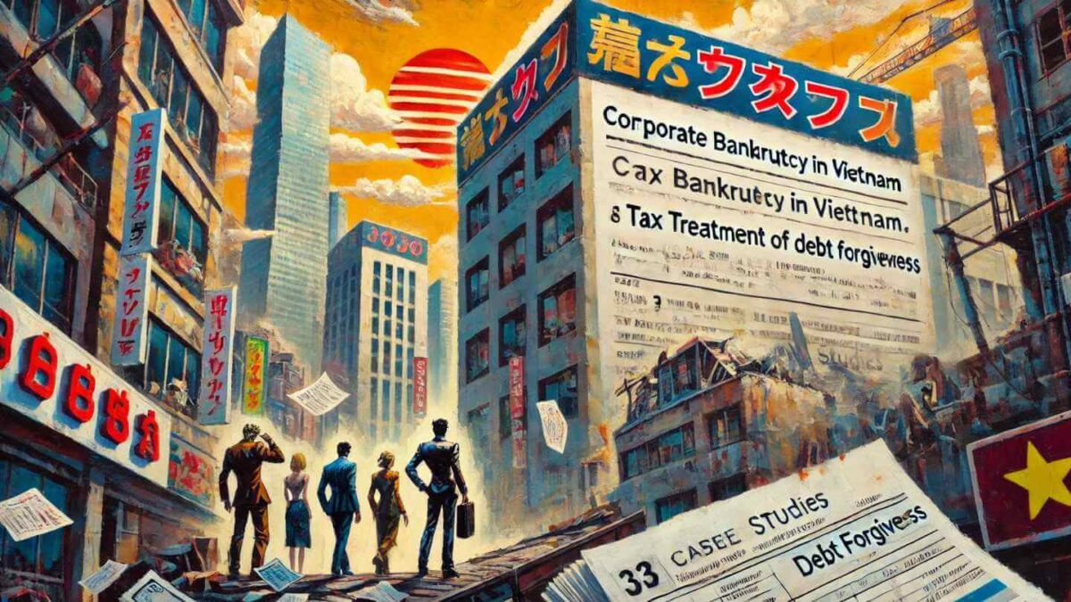 🔓ベトナムにおける破産企業の債務免除益と税務処理事例調査レポートについて【３つの事例で実務をチェック】