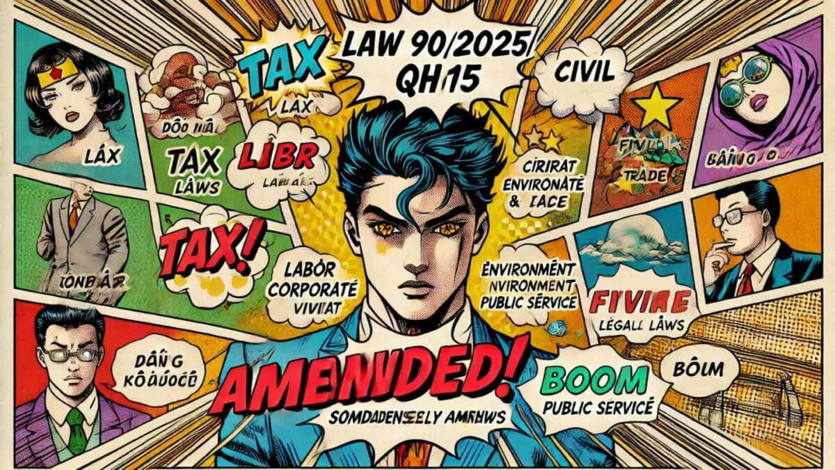【爆誕】8つの法律を一気に改正！Law No. 90/2025/QH15をわかりやすく徹底解説